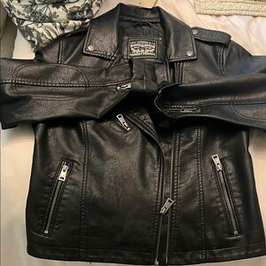 Levi's Black Vegan Leather Jacket